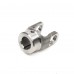End Yoke - Round Bore 1000 series, Ø1.125 Bore w/0.25 keyway, Ø2.000 hub diameter