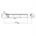 Heavy Duty Extended Length Toyota Slip Joint 16 1/4