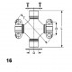 Type 16 - 2 Weld & 2 Wing Bearings