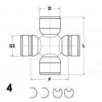 Type 4 - Combination Int & Ext Snap Ring