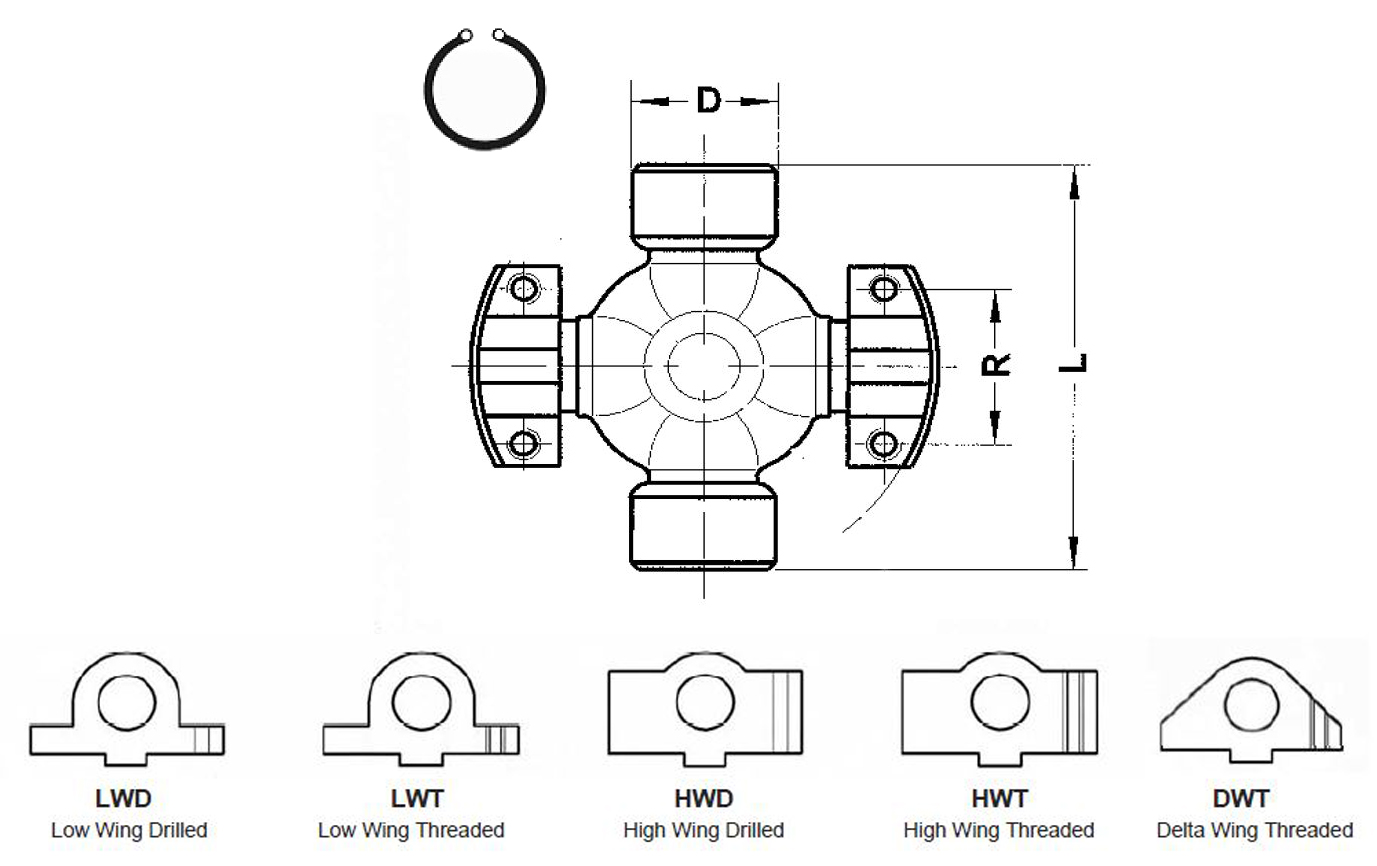 (UJ14104C) 1410 4C U/JOINT 5345X